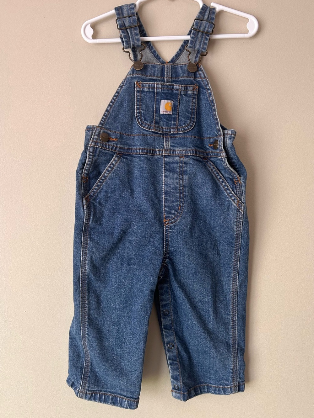 Boys 12 months Carhartt overalls